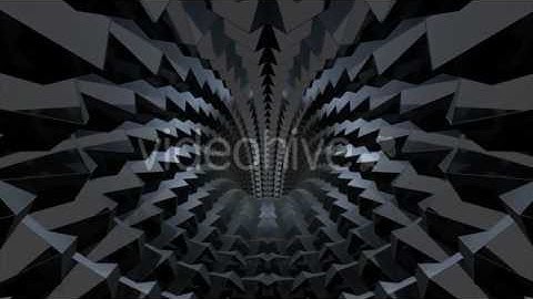 Royalty Free Motion Graphics | Triangle Tunnel Background