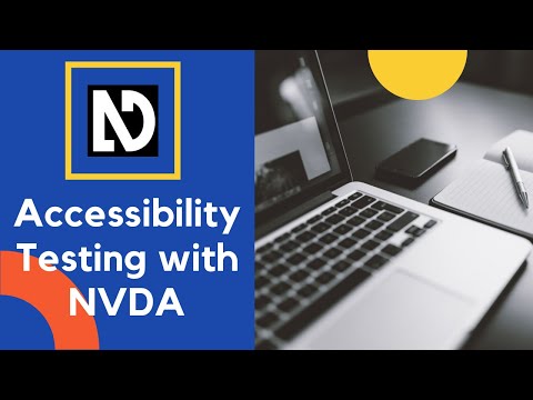 Accessibility Testing with NVDA Screen Reader for Beginners - Recorded Live Lecture