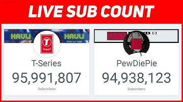 PEWDIEPIE VS T-SERIES LIVE SUB COUNT: THE ENDGAME