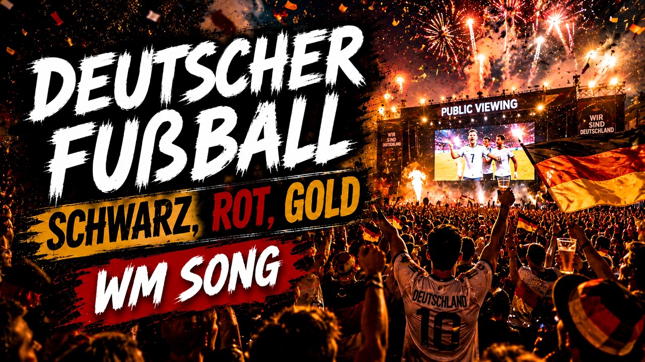 Deutscher Fußball (Schwarz, Rot, Gold) – Stahlwort | WM Song 2026