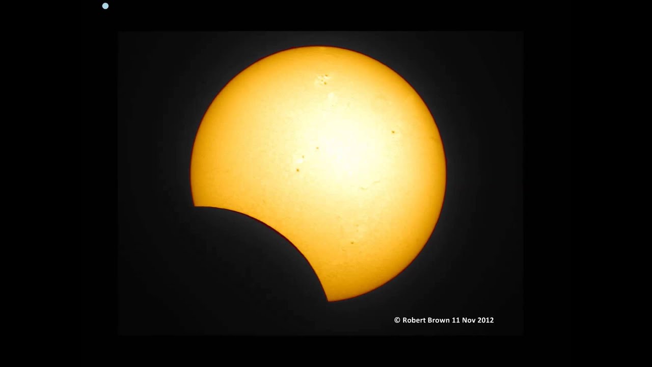 Solar Eclipse Animation Movie November 14 2012 New Zealand - YouTube