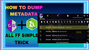 How To Dump Any FF Protect Metadata|| Simple New Setup Dumping Any Game Metadata || New Method Dump