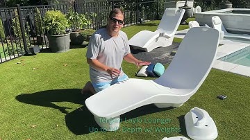 Part 1 of 5: Assembly of Tenjam Laylo In-pool lounger vs. Others
