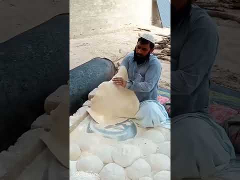 پختن نون محلی صفا داره   کوردستان 