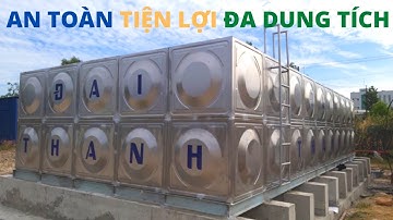 Bồn lắp ghép inox Đại Thành - Bồn nước Đa dung tích