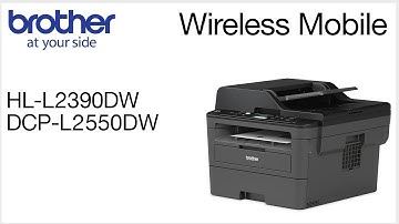 MFCL2550DW – Connect to a mobile device