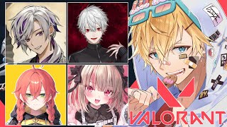 【 VALORANT 】 にじフルパヴァロ！！w/葛葉,wow,ぷわ,りりむ 【 エビオ/にじさんじ 】
