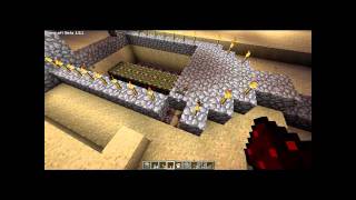 Minecraft tutorial : The Piston Bridge