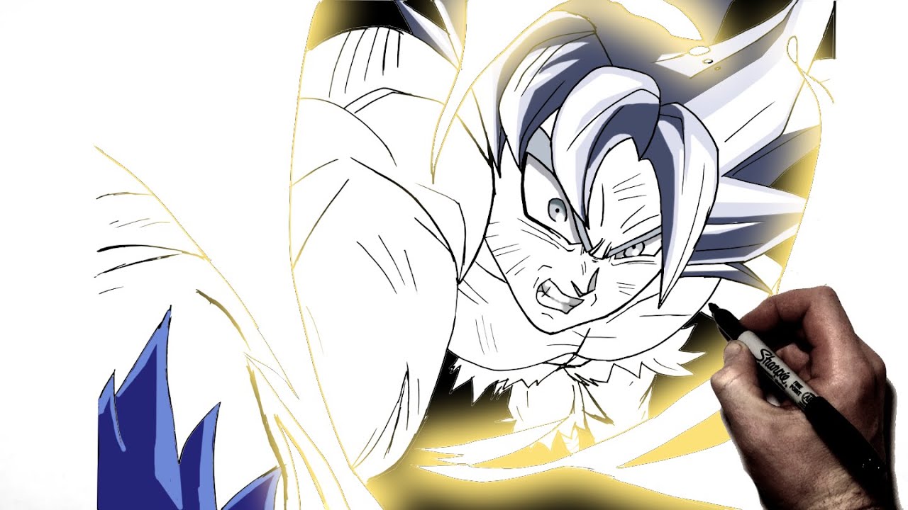 How To Draw Goku (Punch) Step By Step Dragonball YouTube