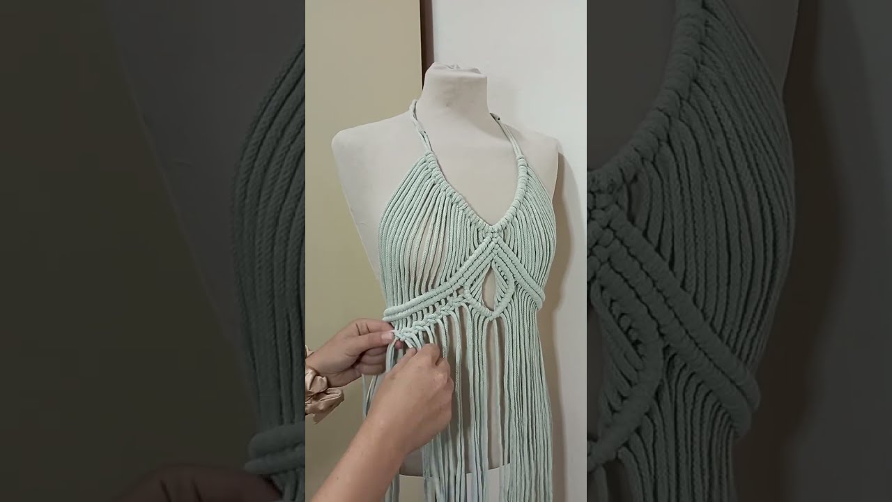 BLUSA MACRAMÈ tutorial ita