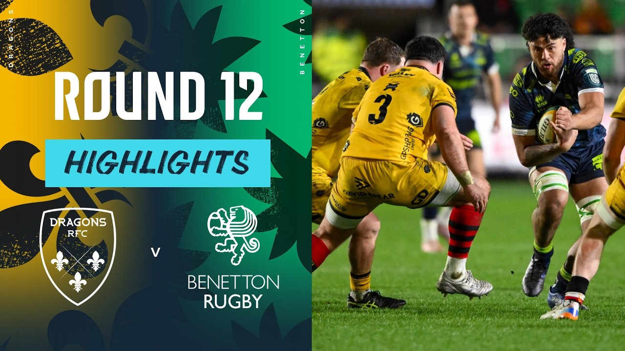 Dragons RFC v Benetton | Highlights | Round 12 | URC 2025/26