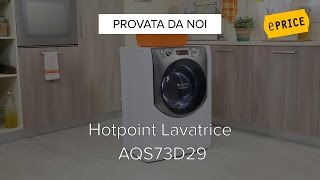Video Recensione Lavatrice Hotpoint AQS73D29 - YouTube