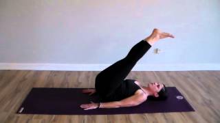 Supported Shoulderstand with Nourishing Storm Studio & Cafe