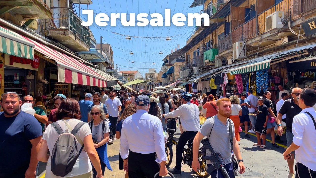 Nobody Shows You Jerusalem’s Real Mahane Yehuda Market Like This [4K]