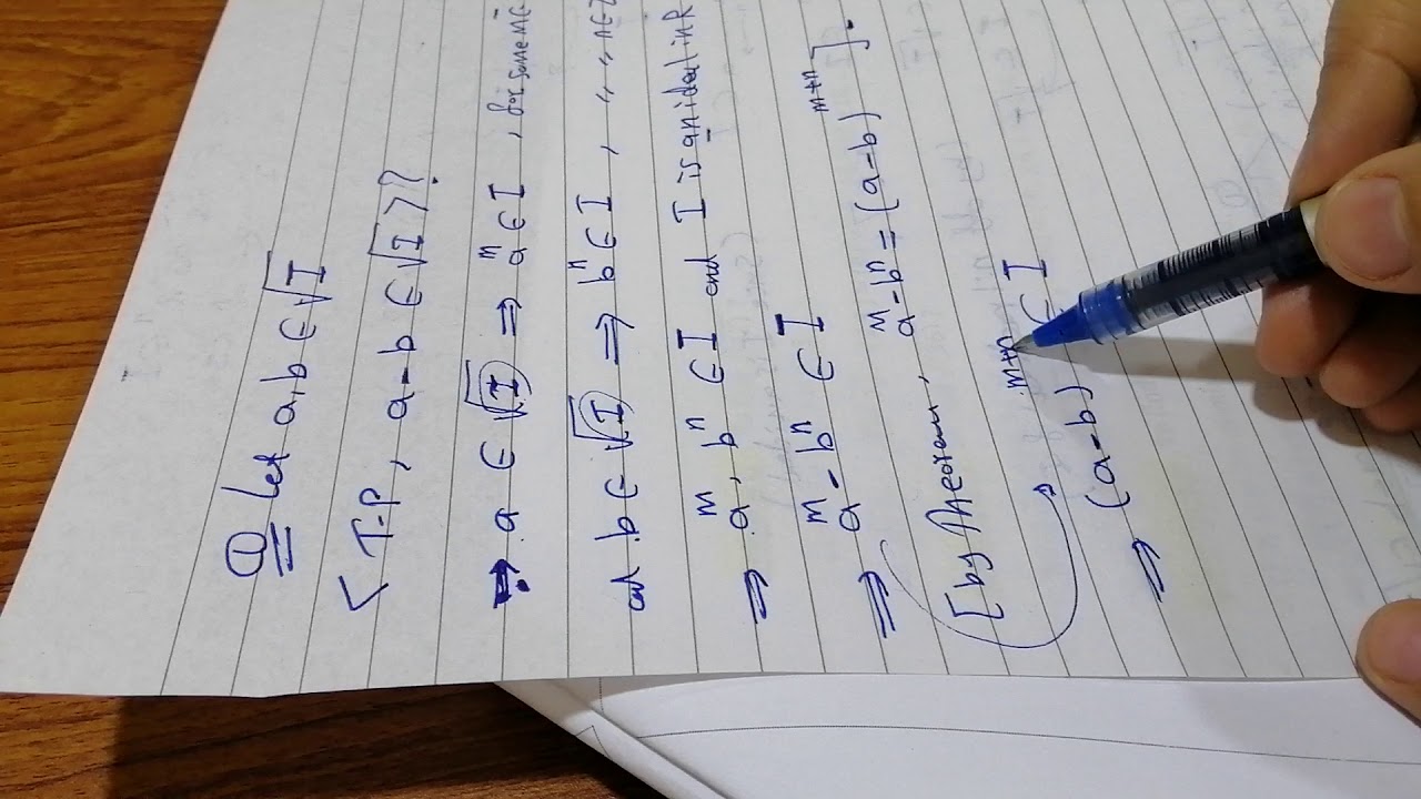 جبر الحلقات ( برهان نظرية (٢-٢٠))..