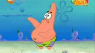 PATRICK STAR HITTING HIMSELF PLAYING UNFITTING MUSIC Resimi