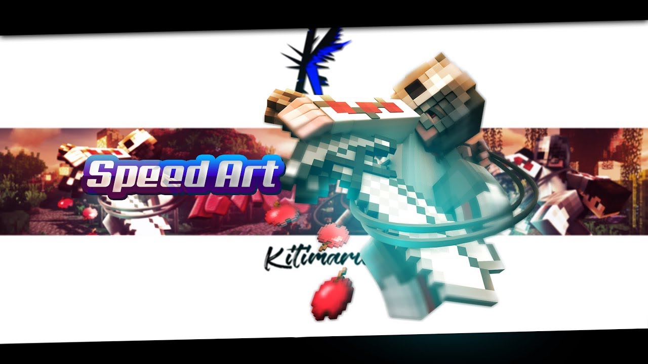 Minecraft - Speed Art Banner - Ray - Enjoys - Ft JipzArtz - YouTube