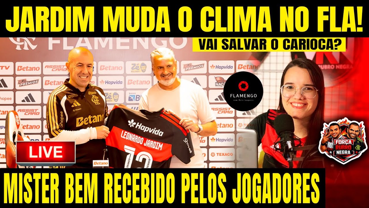 AO VIVO | FIM DA CRISE NO FLA | BOTO ENCONTROU A SOLUÇÃO | LEONARDO JARDIM MOTIVADO