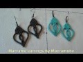 Macrame earring tutorial - Macramotiv -