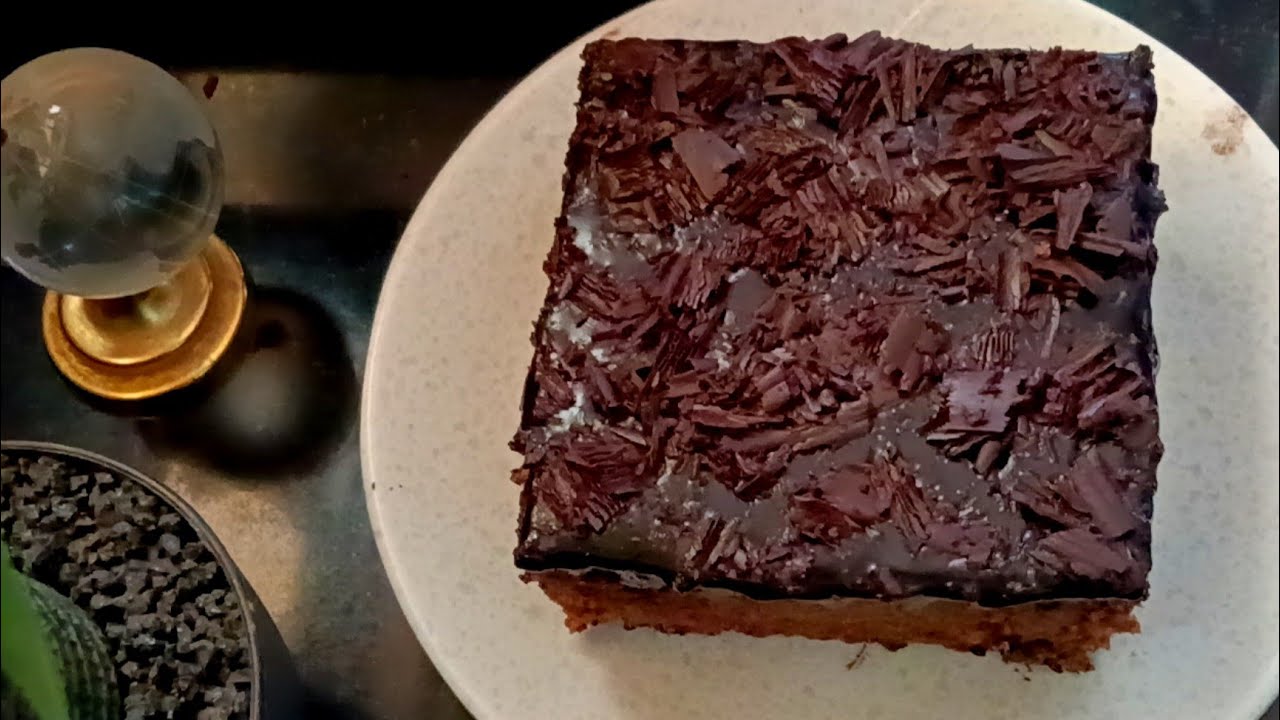 Simple Chocolate cake recipe no maida, aata, egg, oven, condensed milk |chocolate cake recipe 🍰🎂