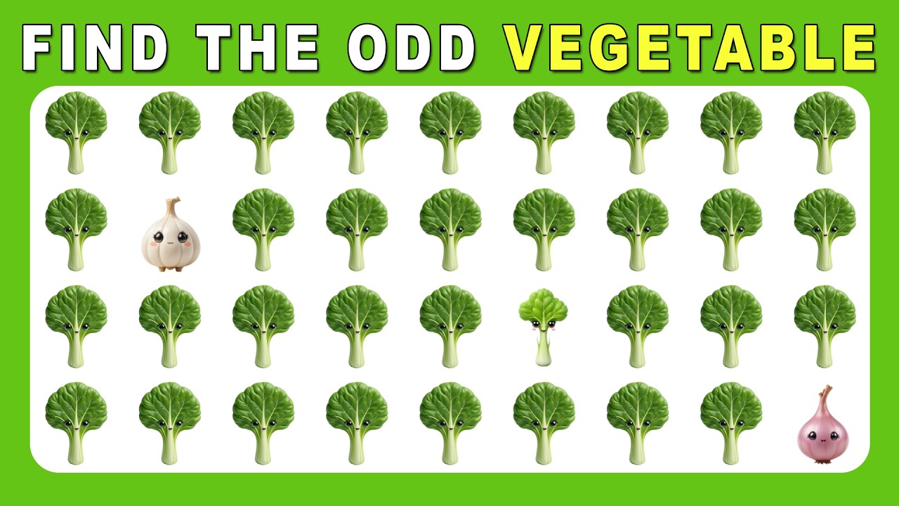 Find the ODD One Out – Vegetable Edition 🥦🌶️ | Easy, Medium, Hard – 30 Ultimate Levels | Quizz Forge