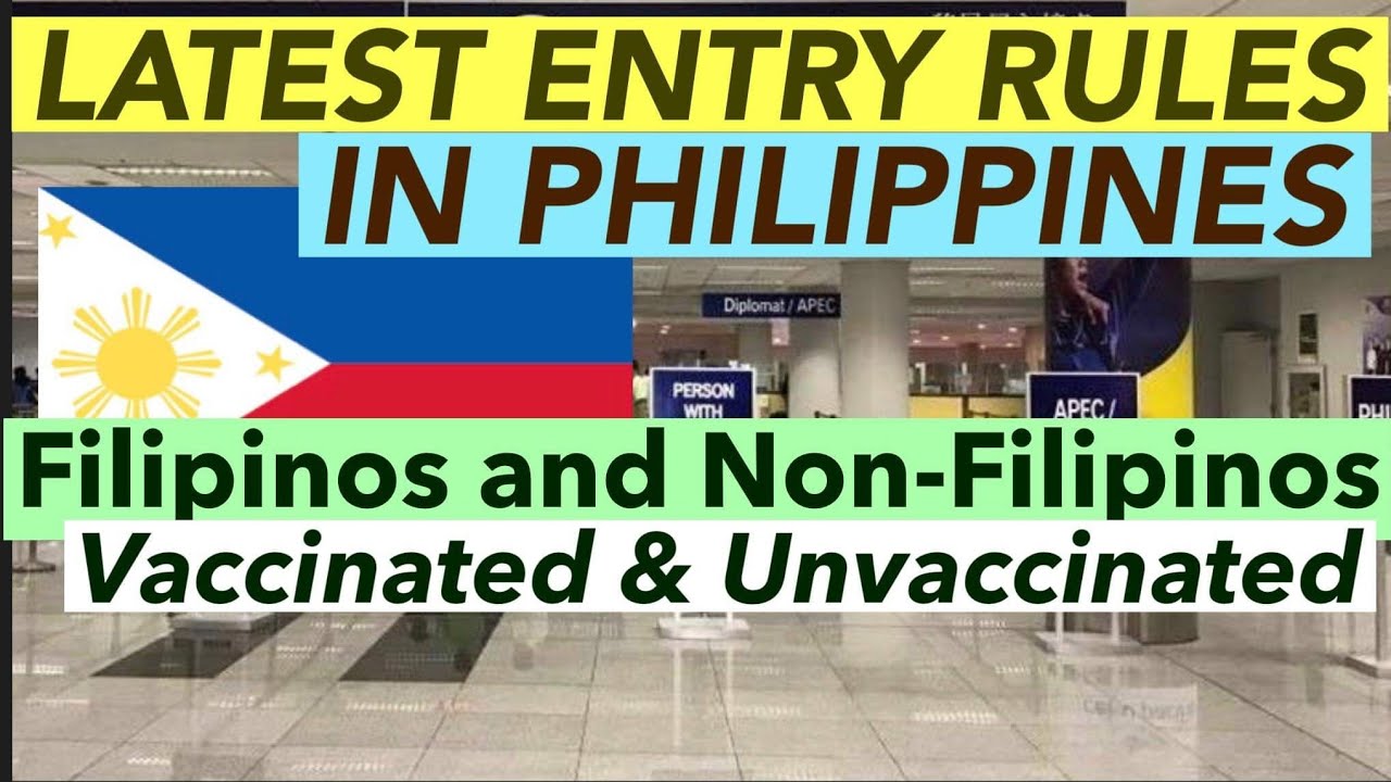 philippines travel restrictions 2022