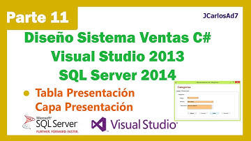 Sistema de Ventas C# - Visual Studio 2013 - Sql Server 2014 (11-41) Formulario Presentación