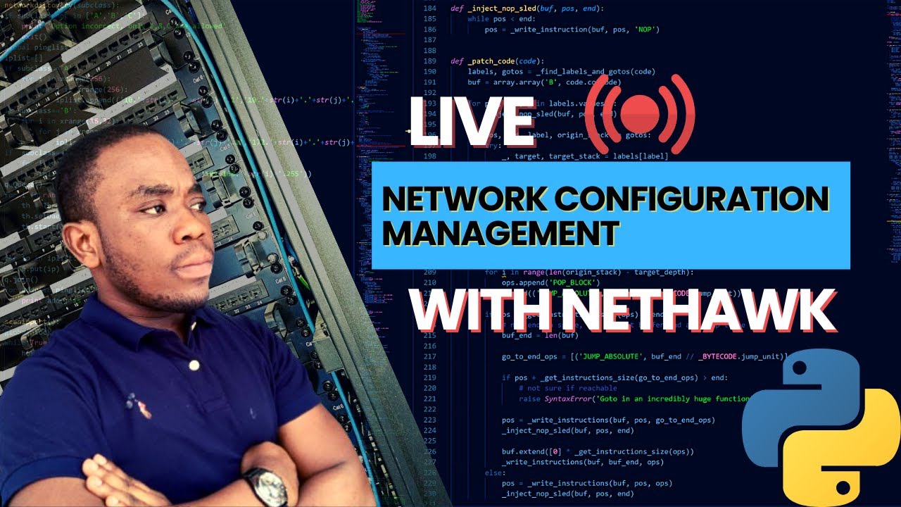 Python 🐍 3 Live: How I Performed Network Configuration Management On a ...
