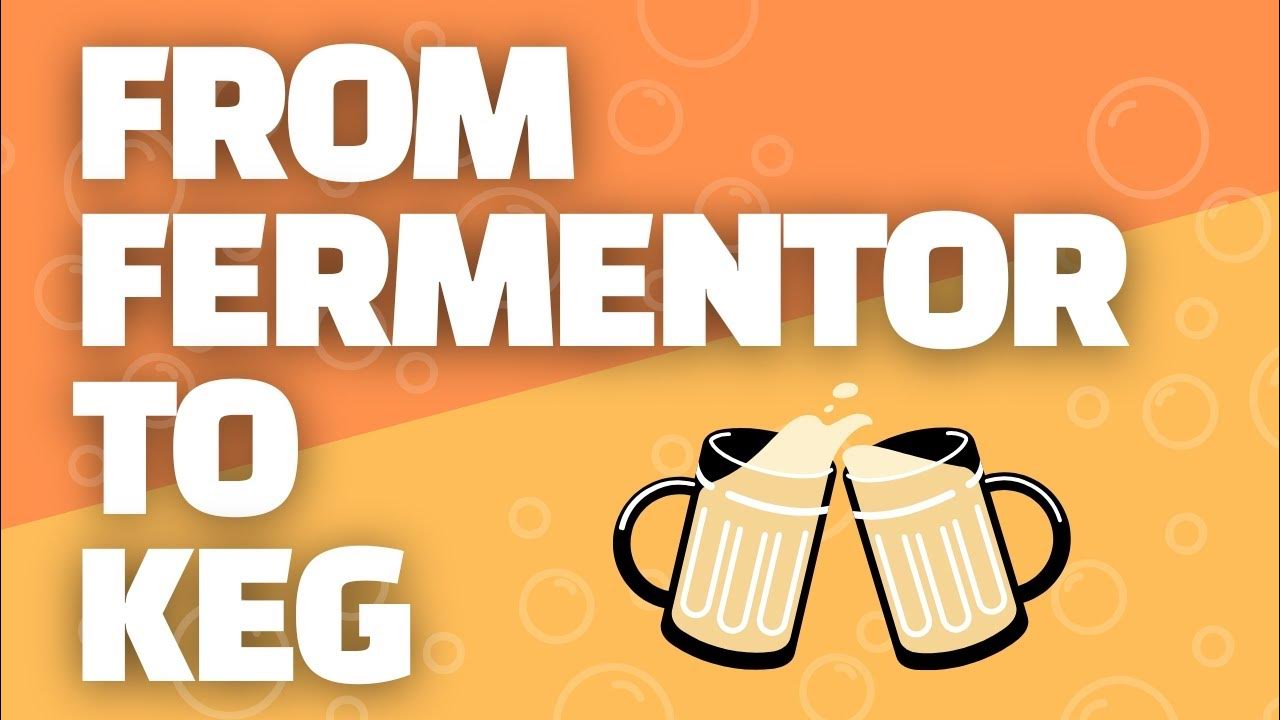 How to Transfer Beer from Fermenter to Keg YouTube