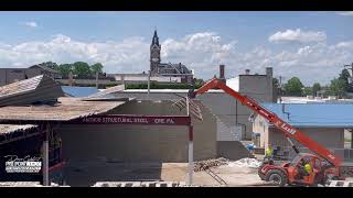 Former CVS Building Demolition in Clarion; Future Site of Dunkin'