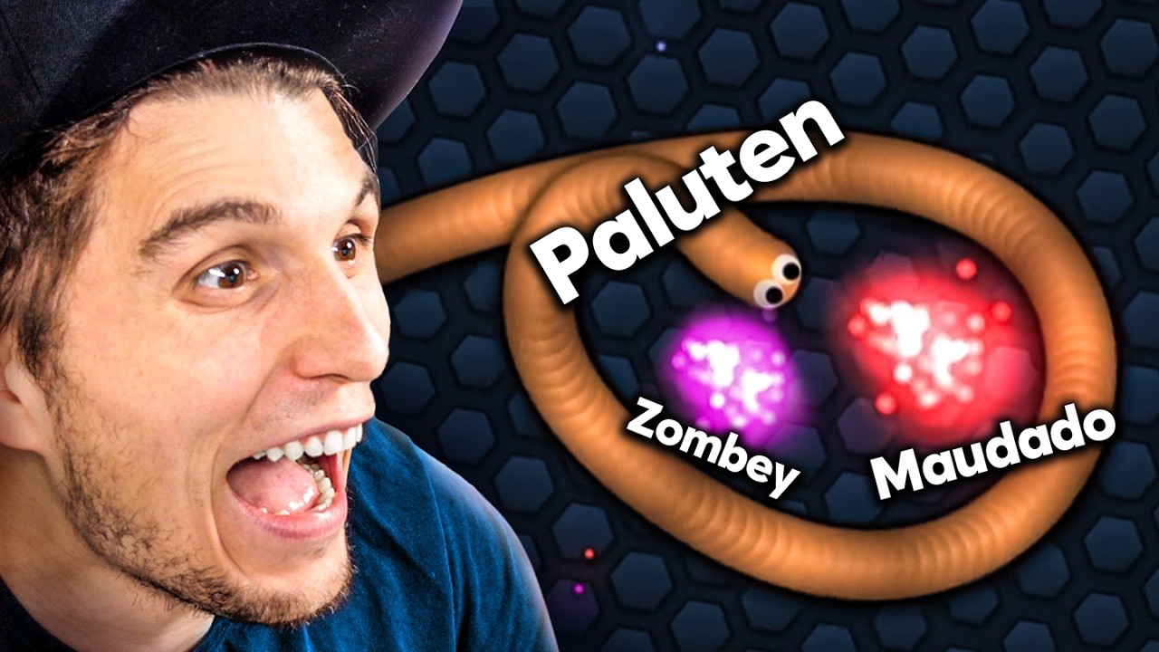 3 Youtuber FRESSEN SICH gegenseitig für REKORDE | Slither.io