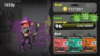 Splatoon 2 - Turf War - Reaching Level 96