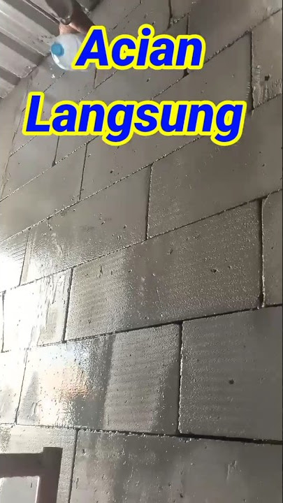 Direct plastering without plaster #shorts