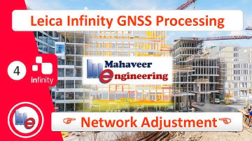 Leica Infinity – Network Adjustment