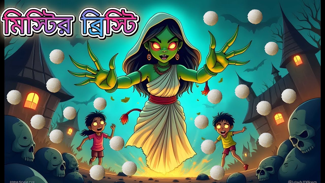 মিস্টির ব্রিস্টি । Mistir Bristi। Bengali Horror Cartoon। Daini Bengali Cartoon