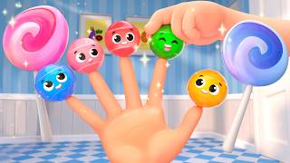 Learn Colors with Lollipop Finger Family | Funny Nursery Rhymes