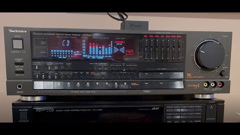 Technics SA-R430 Receiver Demo, 1989, 100WPC