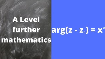 How to draw loci on an Argand diagram using arguments