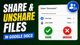 How to Share & Unshare Files in Google Docs