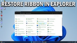 How To Restore And Back The Ribbon In Windows 11 File Explorer By Tech ...