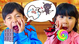 【寸劇】おやつ食べすぎ！？リズムに合わせてハミガキを学ぼう！【はみがきのうた】Original Song The Toothbrushing Song