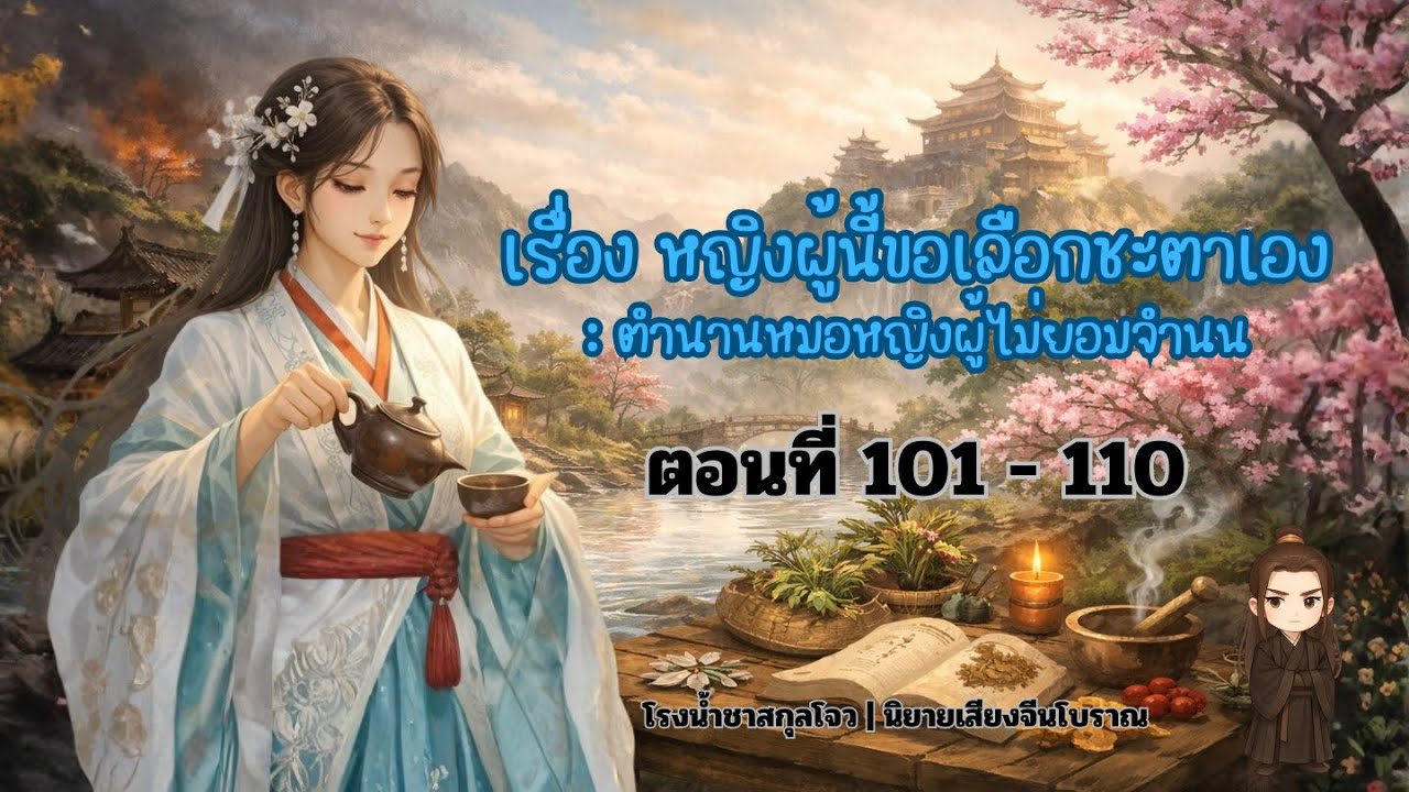 หญิงผู้นี้ขอเลือกชะตาเอง EP 101-110 ตำนานหมอหญิงผู้ไม่ยอมจำนน (นิยายเสียงจีนโบราณ)