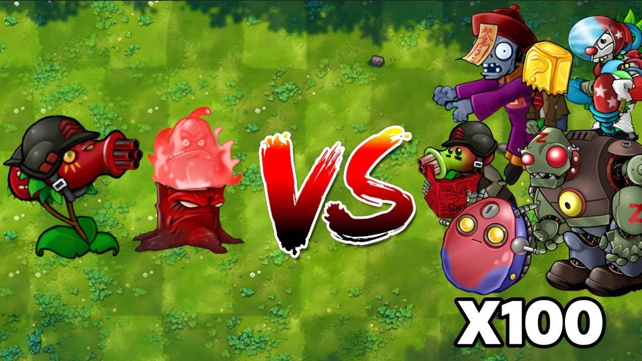 PVZ Fusion Challenge! The Ultimate Combo vs 100 Random Zombies - Who ...