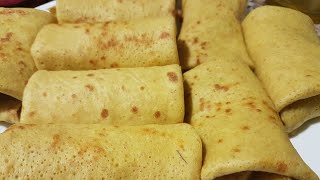 كريب مالح بالقمح سهل وصحي وبحشوة رائعة/رمضان 2018
crêpes salées faciles