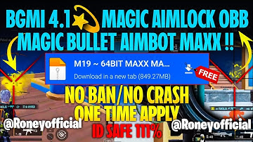 BGMI 4.1 AIMBOT OBB | BGMI 4.1 NO RECOIL CONFIG | BGMI NO RECOIL CONFIG 4.1 [100% Safe No Ban ]