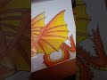 Dragon drawing  aakriti art and craft   shorts  viral drawn