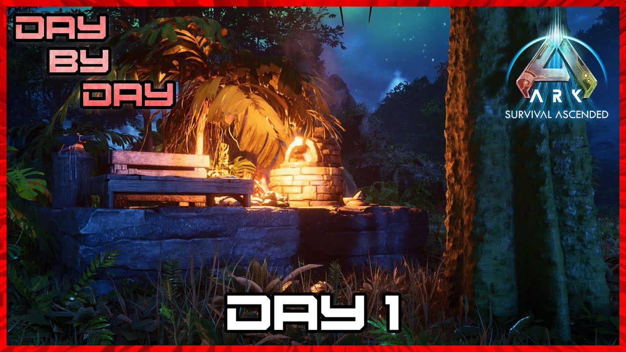 My First Steps Toward Survival! Ark Survival Ascended Day 1 [Day-by-Day ...