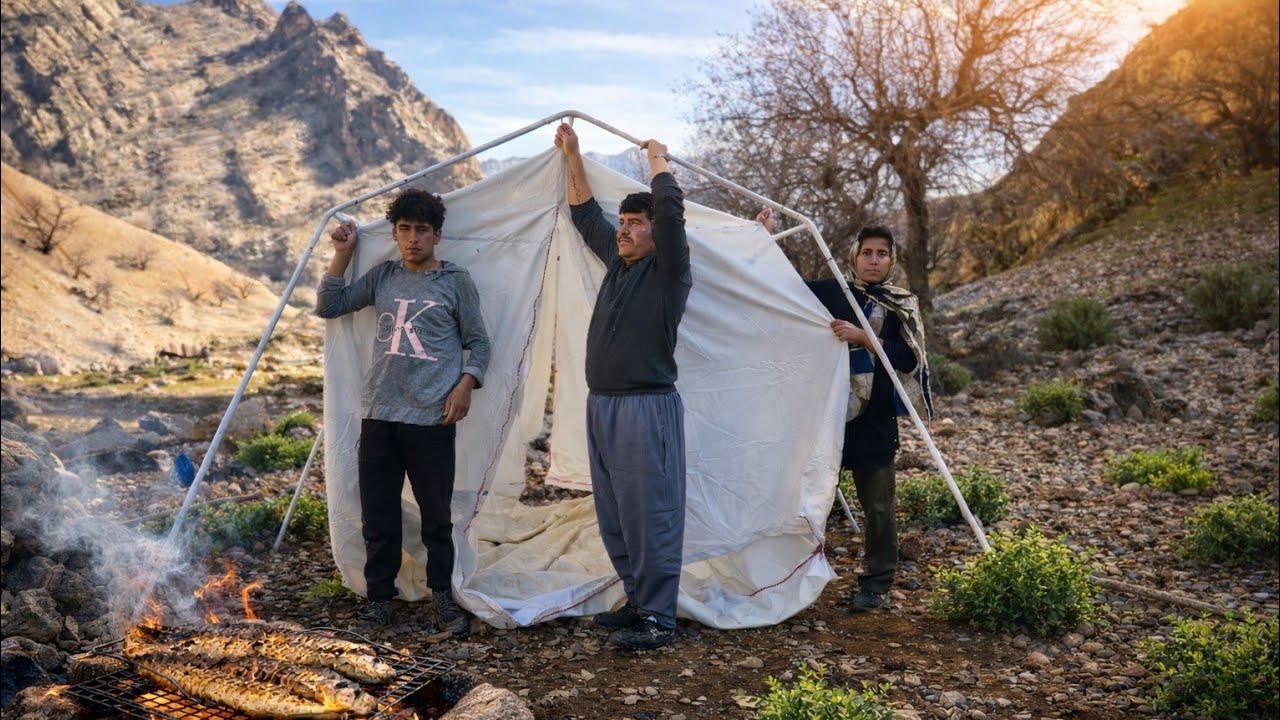 🌄 Секреты жизни в самом сердце Загроса ⛺ От пещерных жилищ до традиционных палаток