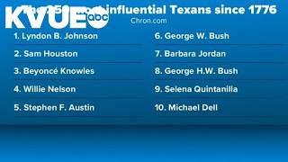 Houston Chronicle releases list of '250 Most Influential Texans Since 1776'