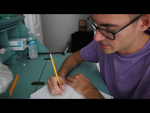 Pencil Writing, Page Turning, Soft Spoken (ASMR)